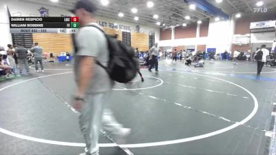 120 lbs Cons. Round 4 - Darien Respicio, Lincoln (Stockton) vs William Robbins, Fountain Valley
