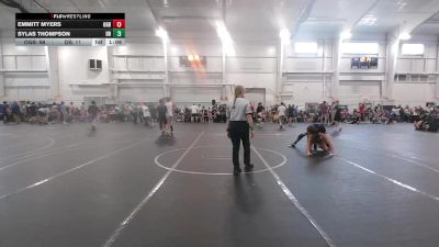 140 lbs Round 4 (8 Team) - Emmitt Myers, Ohio Gold Black vs Sylas Thompson, Dayton Bandits