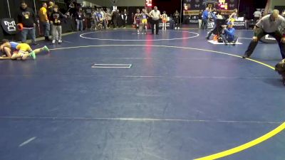 92 lbs Round Of 32 - Ayden Blaut, Wallenpaupack vs Jimmy Stivers, Laurel