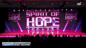 Cheeriffic Allstars - Mini Storm [2026 L1 Mini - D2 Day 2] 2026 Spirit of Hope Grand Nationals