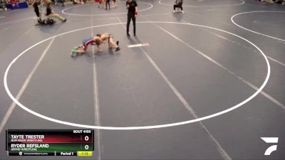 92 lbs Cons. Round 2 - Tayte Trester, Rum River Wrestling vs Ryder Refsland, Grynd Wrestling