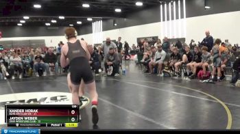 139 lbs Round 3 (8 Team) - Xander Horak, Elite Ath Club WE vs Jayden Weber, Zeus Wrestling Club