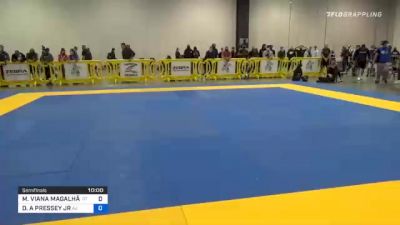 MATHEUS VIANA MAGALHÃES vs DENNIS A PRESSEY JR 2020 IBJJF Pan No-Gi Championship