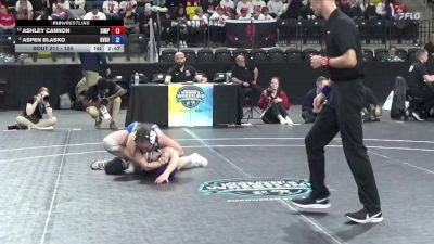 124 lbs Champ. Round 2 - Aspen Blasko, Grand Valley State vs Ashley Cannon, Simpson