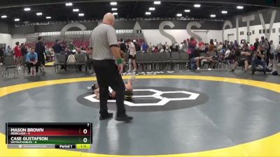 105 lbs Round 3 (8 Team) - Case Gustafson, Untouchables vs Mason Brown, Rebellion