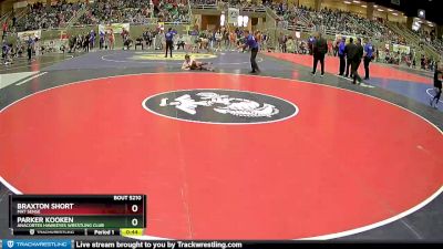 82 lbs Cons. Round 4 - Braxton Short, Mat Sense vs Parker Kooken, Anacortes Hawkeyes Wrestling Club