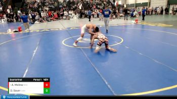 131-142 lbs Quarterfinal - Alexander Molina, Madison vs Dierks Sayer, CAMBRIDGE