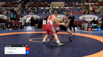 130 kg Consolation - Donny Longendyke, Minnesota Storm vs Toby Erickson, Army WCAP