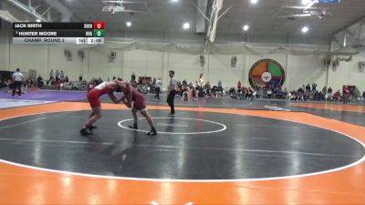 184 lbs Champ. Round 2 - Hunter Moore, Roanoke College vs Jack Birth, Shenandoah University