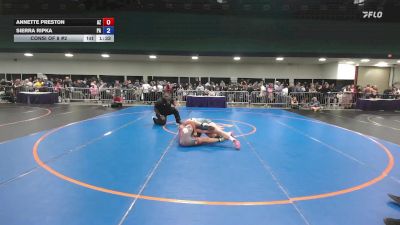 175 lbs Consi Of 8 #2 - Annette Preston, AZ vs Sierra Ripka, PA