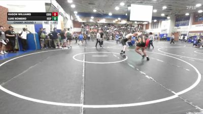 215 lbs Champ. Round 1 - Luis Romero, Hesperia vs Kason Williams, Corona