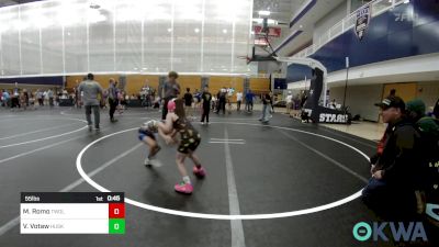 55 lbs Rr Rnd 2 - Maya Romo, TWolves Youth Wrestling vs Veda Votaw, Husky Wrestling Club