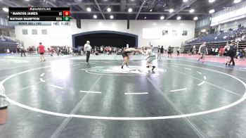 197 lbs Cons. Round 4 - Nathan Hampton, Mt. Olive vs Marcus James, Georgetown (KY)