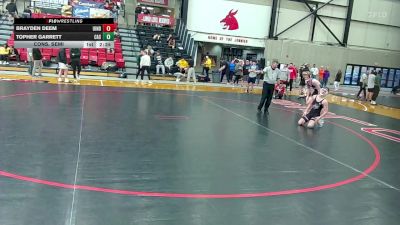 149 lbs Cons. Semi - Topher Garrett, Carl Albert vs Brayden Deem, Indianapolis