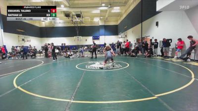 146 lbs Champ. Round 1 - Nathan Le, Hill Crest HS vs Emanuel Taleno, Yorba Linda