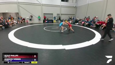 92 lbs Round 3 (6 Team) - Scout Phillips, Ohio vs Emerson Webber, Florida