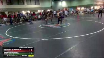 160 lbs Round 4 (16 Team) - Brenton Russell, Warrior Elite vs Zachary Robertson, Springboro 1