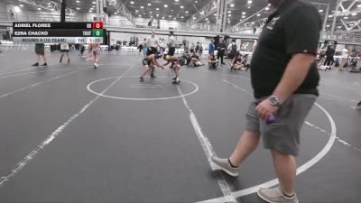 72 lbs Round 9 (10 Team) - Ezra Chacko, The Outsiders vs Adriel Flores, Dayton Bandits