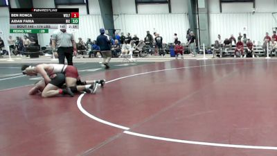 174 lbs Round Of 16 - Ben Ronca, Wesleyan vs Aidan Faria, Rhode Island College