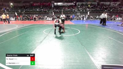 100 lbs Quarterfinal - Nicholas Hood, Predators vs Joseph Dentato, West Essex