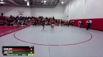 132 lbs Cons. Round 2 - Dane Sims, Eaglecrest B vs Joby Saad, Fairview