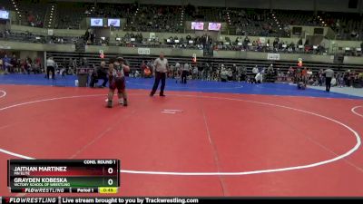 Cons. Round 1 - Jaithan Martinez, Mn Elite vs Grayden Kobeska, Victory School Of Wrestling