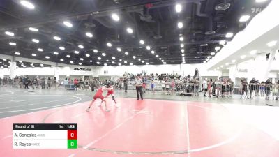 86 lbs Round Of 16 - Adam Gonzales, Juggernaut WC vs Robert Reyes, Madera Grapplers WC