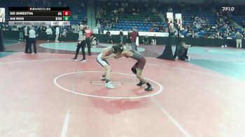 113 lbs Round Of 64 - Sid Shrestha, Arlington vs Ian Rios, Methuen