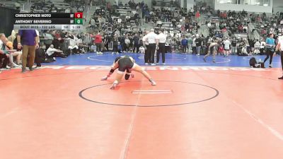 132 lbs Semifinal - Christopher Noto, NY vs Anthony Severino, NY