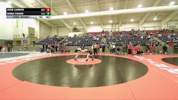 115 lbs Cons. Round 1 - Josie Cannon, Uintah vs Emma Finger, Alta