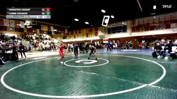 113 lbs Quarterfinal - Kingston Cruzat, Folsom vs Camm Colgate, Evergreen