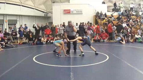 70 lbs Final - Talea Guntrum, Oak Glen vs Collier Hartman, Ccns