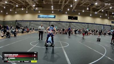 115 lbs Round 3 (8 Team) - T.C. Strebel, BTWC vs Brayden Biggs, Legacy Dragons