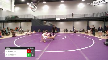 98 lbs Rr Rnd 3 - Griffin Webber, Indiana Outlaws Black vs Brayden Thomas, Intense Wrestling Club