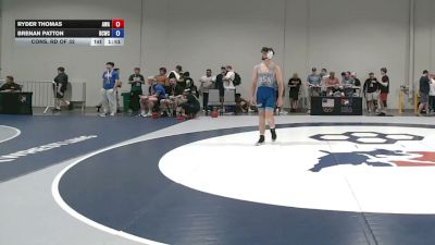 80 kg Cons. Rd Of 32 - Ryder Thomas, Avalanche Wrestling Association vs Brenan Patton, Big Cat Wrestling Club