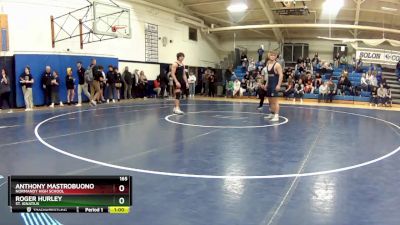 165 lbs Cons. Round 1 - Roger Hurley, St. Ignatius vs Anthony Mastrobuono, Normandy High School