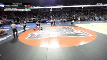 II-190 lbs Cons. Round 4 - Patrick Braley, Falconer vs Dikota Hamilton, Trumansburg-Charles O Dickerson