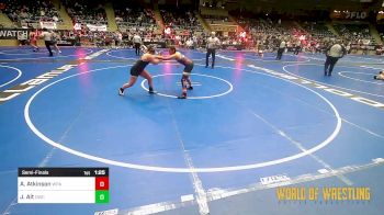 185 lbs Semifinal - Aspen Atkinson, WolfPack Wrestling Academy vs Juliet Alt, Orchard WC