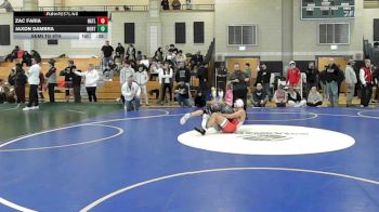 120 lbs Semi To 9th - Zac Faria, North Attleborough vs Jaxon Dambra, Norton