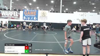 79 lbs Rr Rnd 2 - Quinn Larsen, Buxton Squeeze vs Blake Westervelt, Clearview