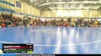 132 lbs Semis (4 Team) - Alejandro Alvarez, Portage vs Colin Stewart, Avon