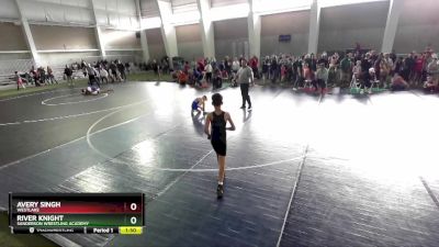 83 lbs Cons. Round 2 - Avery Singh, Westlake vs River Knight, Sanderson Wrestling Academy