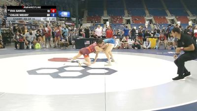 135 lbs Champ. Rd Of 16 - Eva Garcia, California vs Chloe Wehry, Minnesota
