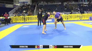 Edward Verdel vs Steven C Tria 2025 Pan IBJJF Jiu-Jitsu No-Gi Championship