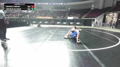 110 lbs Consolation - Krystal Corona, UNLV (W) vs Jerymar De Jesus, Springfield Tech (W)