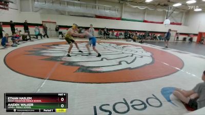 120 lbs Quarterfinal - Ethan Haslem, Rocky Mountain Middle School vs Aaiden Walker, Lovell Middle School