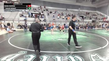 U17 Women - 61 lbs Cons. Semis - Diana Barone, CA vs Kailin Sebert, TX