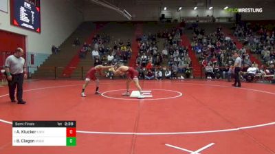 157 lbs Semifinal - Alex Klucker, Lock Haven University vs BJ Clagon, Rider University