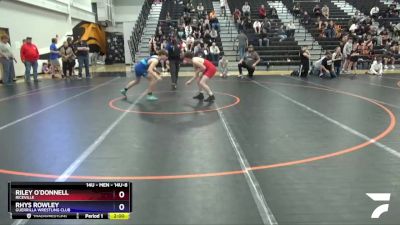 14U-8 lbs Rr1 - Riley O`Donnell, Riceville vs Rhys Rowley, Guerrilla Wrestling Club