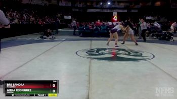 Girls 165 lbs Semifinal - Bre Samora, Manzano vs Anika Rodriguez, Capital